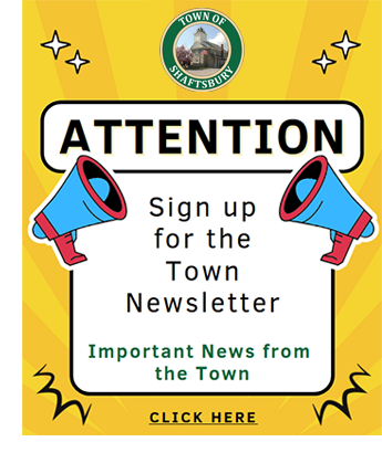 sign up for the town newsletter