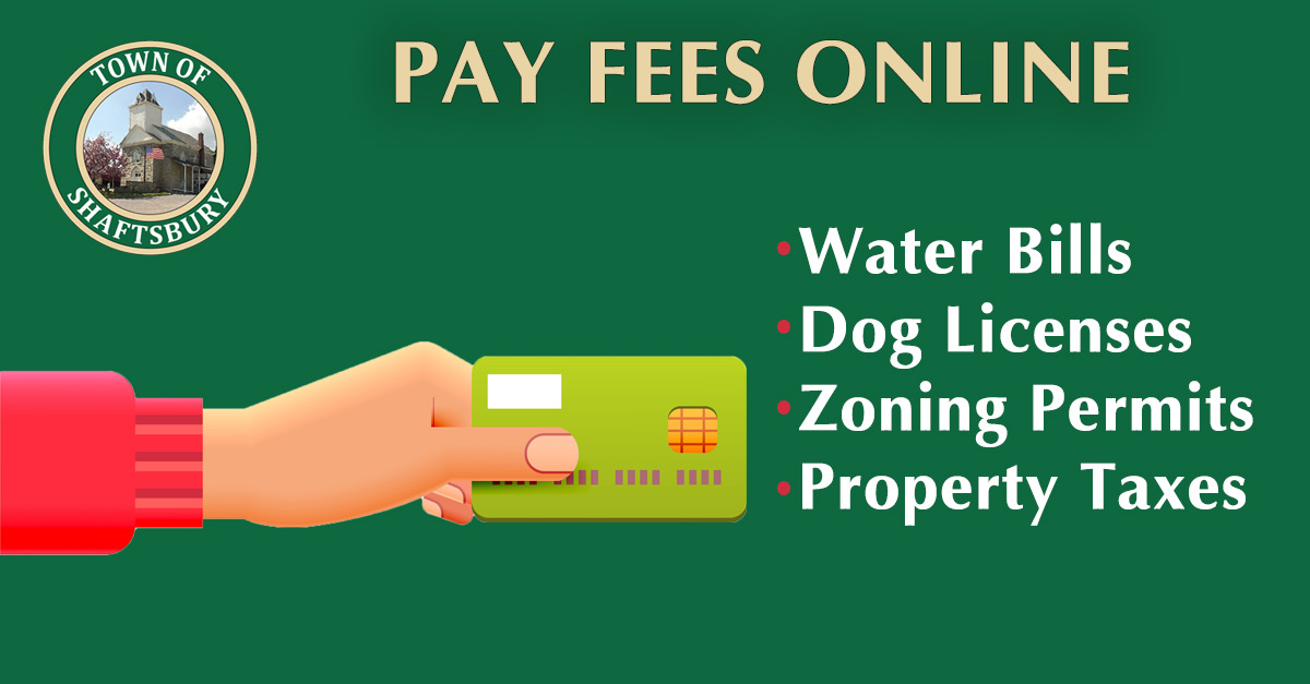 Pay Town Fees Town of Shaftsbury Vermont
